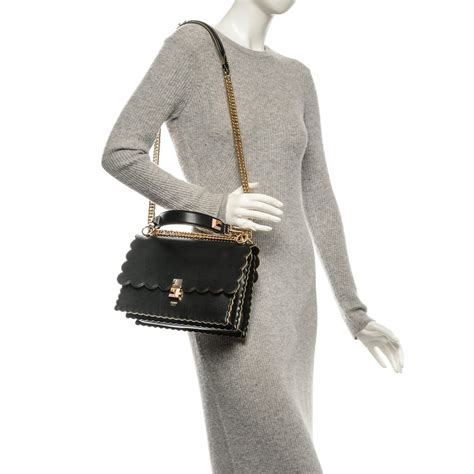 fendi 8bt283|Fendi Kan I Leather Shoulder Bag 8BT283.